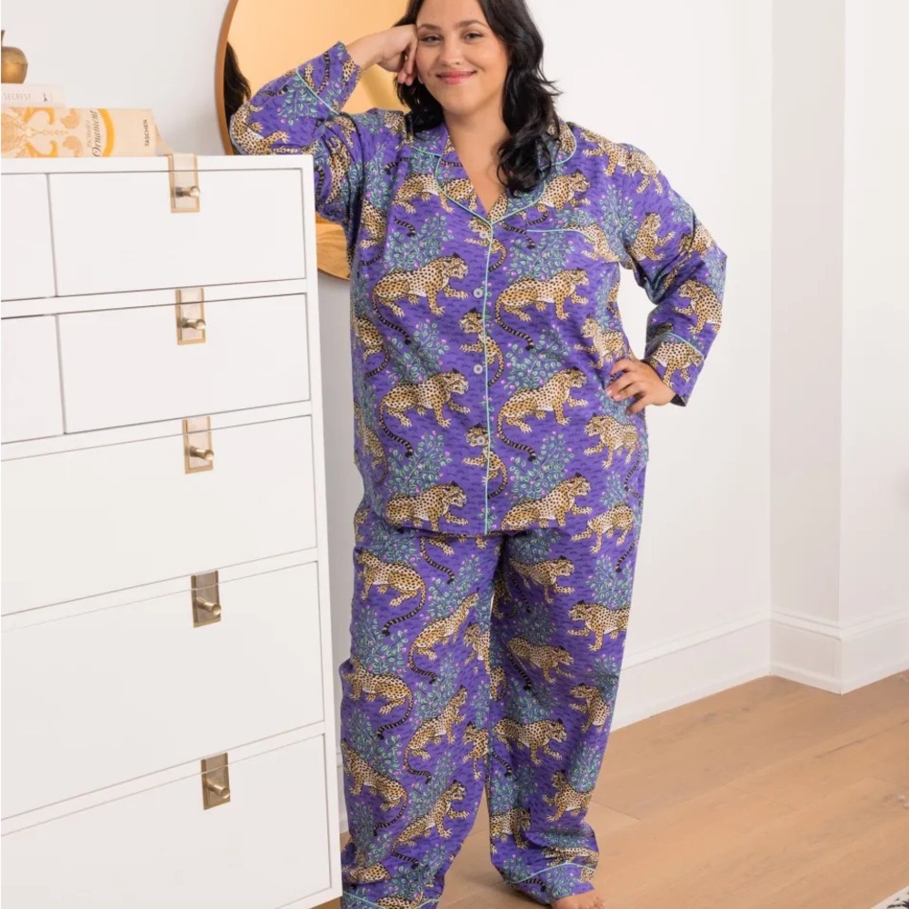 Printfresh Bagheera - Long Sleep Set - Violet